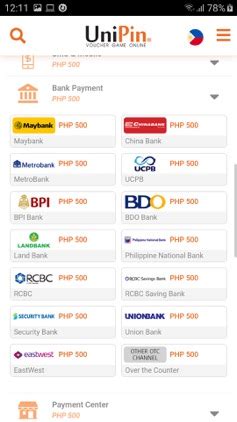 How to make UniPin transaction using Bank Payment.